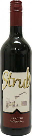 2022 Dornfelder Rotwein halbtrocken - Weingut Walter Strub
