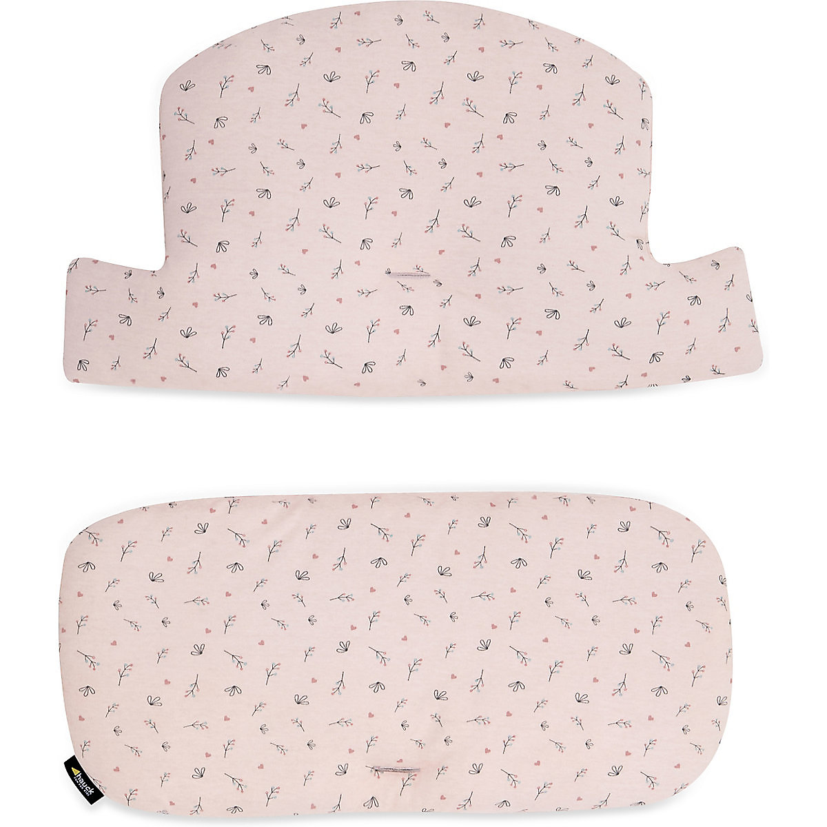 Sitzauflage Alpha Highchair Pad Select, Jersey Flowers Rose