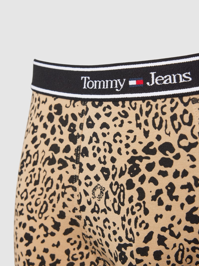 Trunks mit Animal-Print in beige