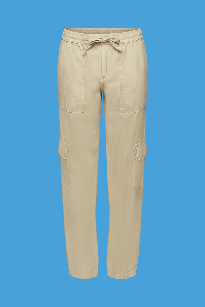 Cargohose aus Materialmix mit TENCEL™