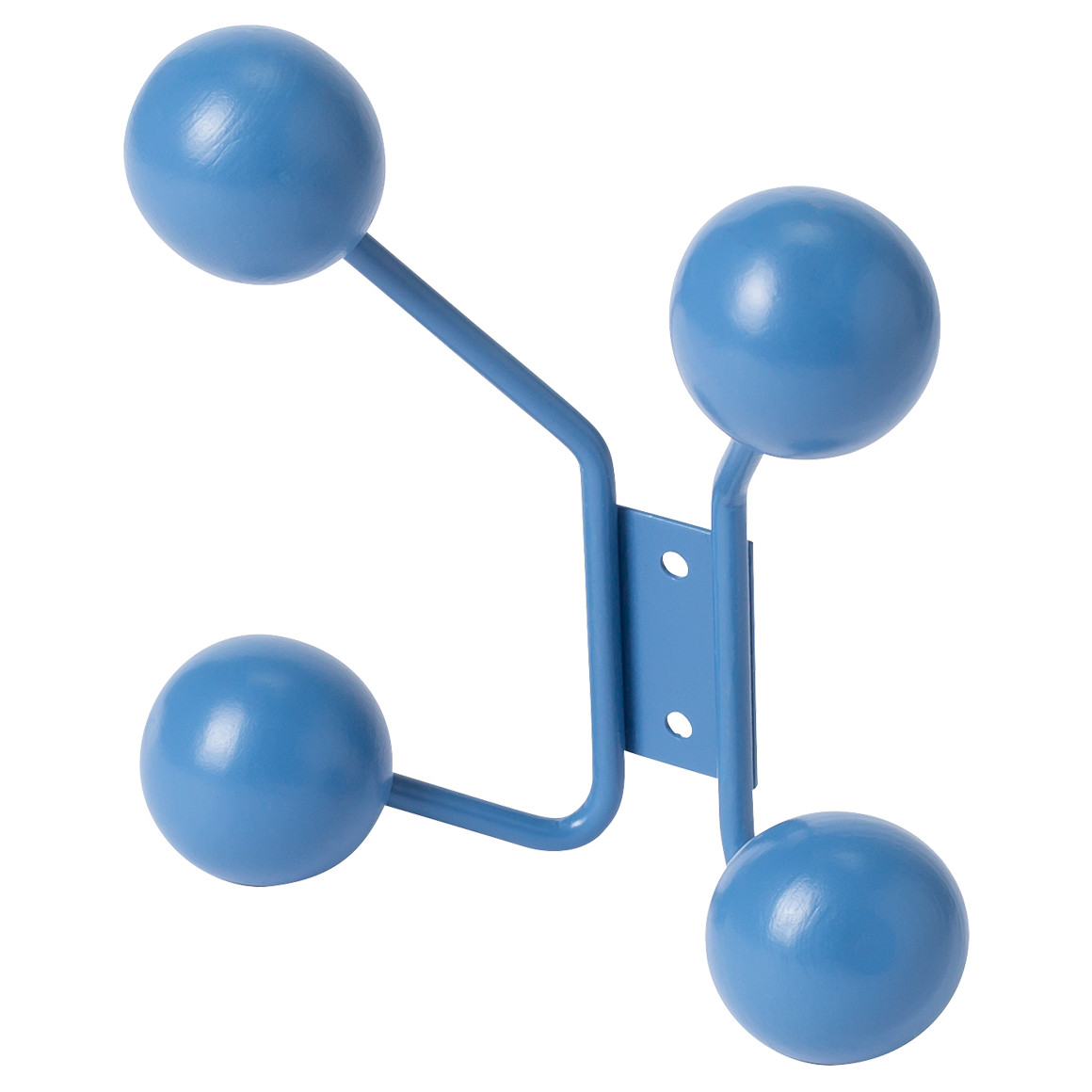 4er Kleiderhaken mit Kugeln