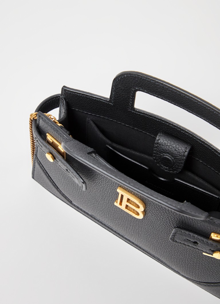 Balmain B-Buzz Mala torbica od teleće kože