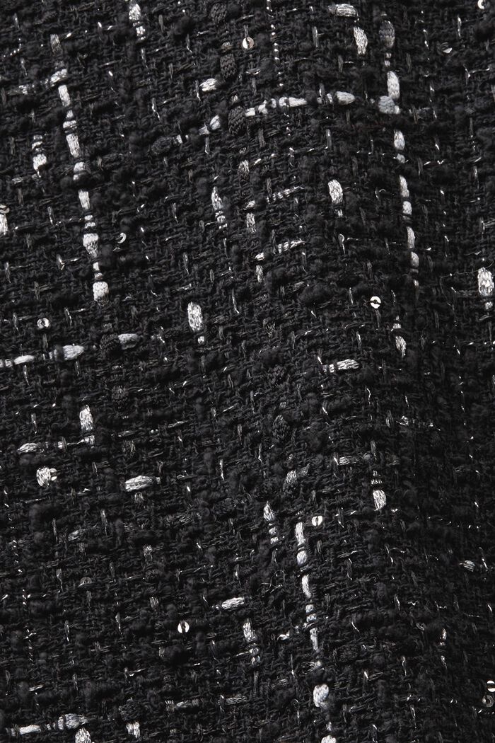 Bouclé-Jacke im Cropped-Design