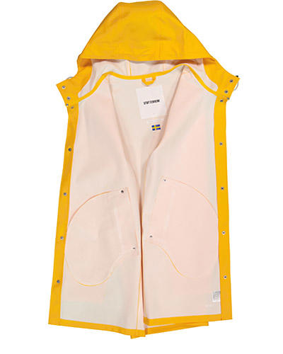STUTTERHEIM, Regenmantel, PVC wasserdicht, gelb