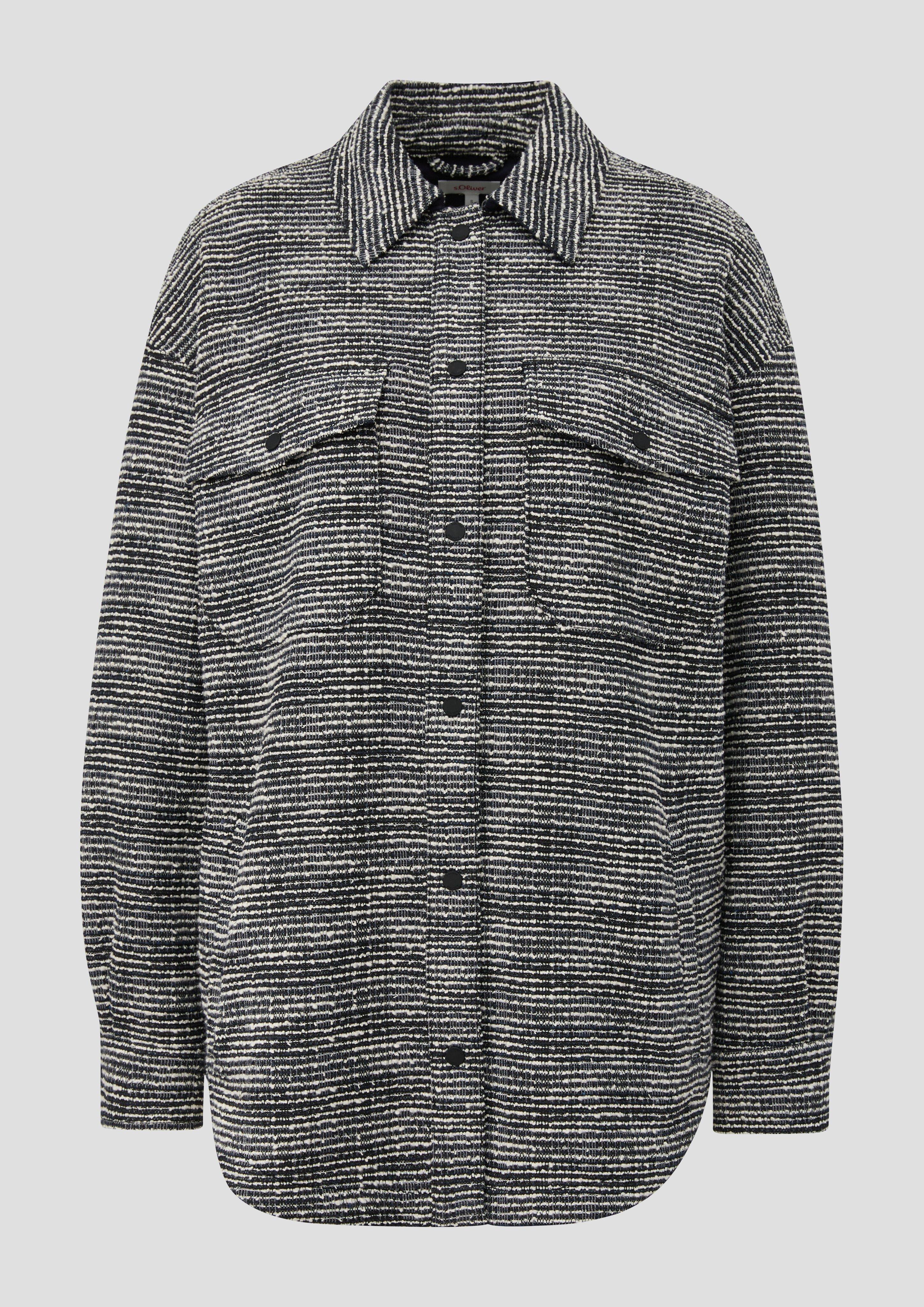 Oversize-Hemd aus Bouclé  2136138-5959