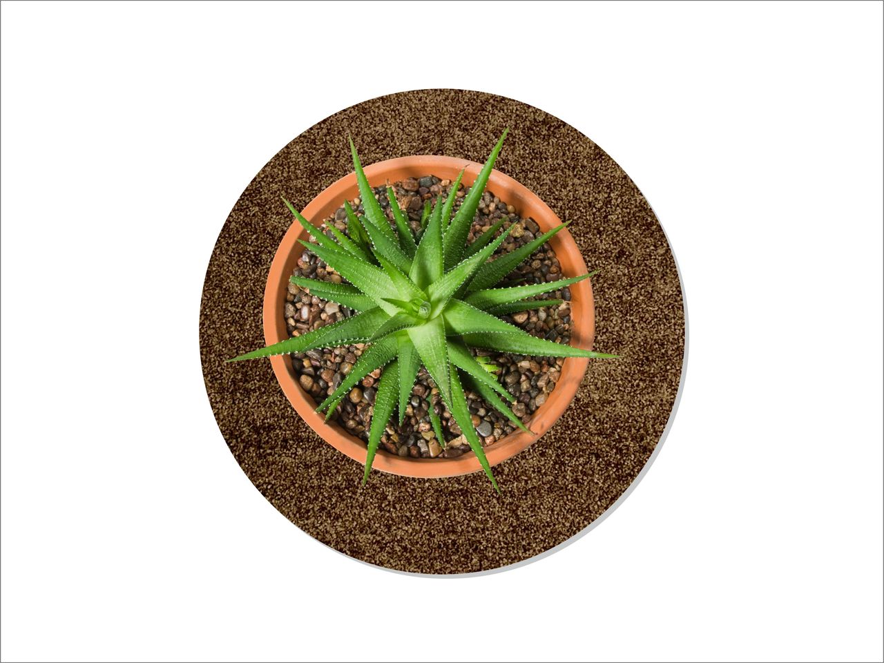 Keilbach Designprodukte Keilbach Blumentopf Unterlage, ⌀ 40,0 cm, braun