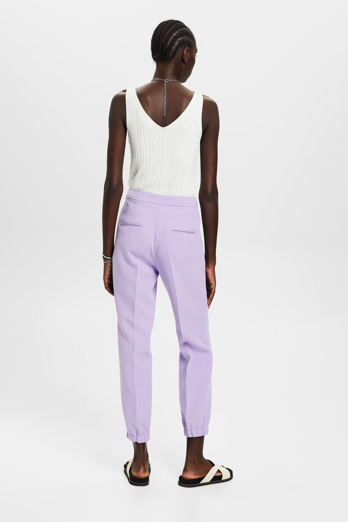 Cropped-Hose mit elastischem Beinabschluss