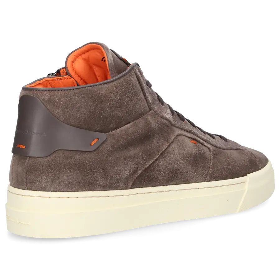 Santoni - Sneaker high 21555 Veloursleder - beige