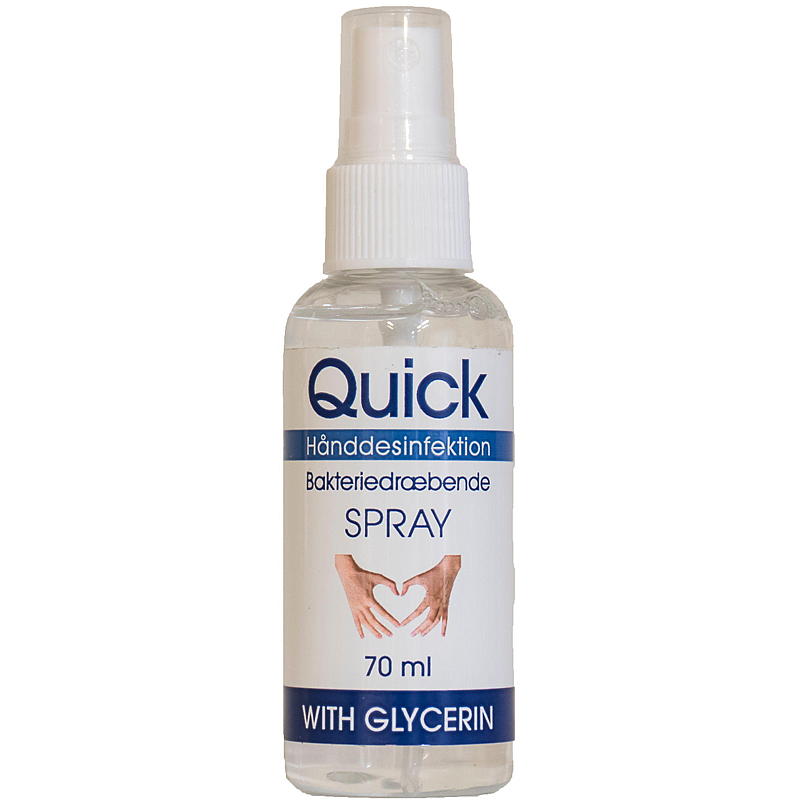 Quick Hånddesinfeksjon Quick 70 ml, spray