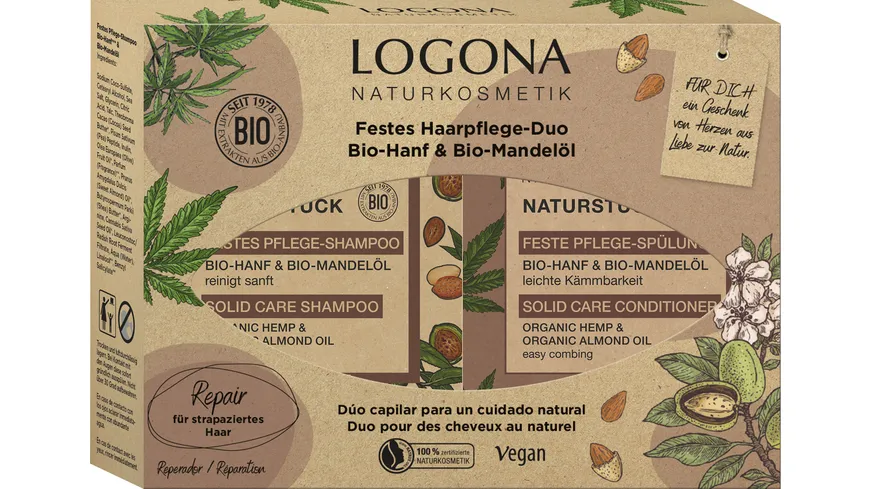 LOGONA Naturstücke Repair Geschenkset