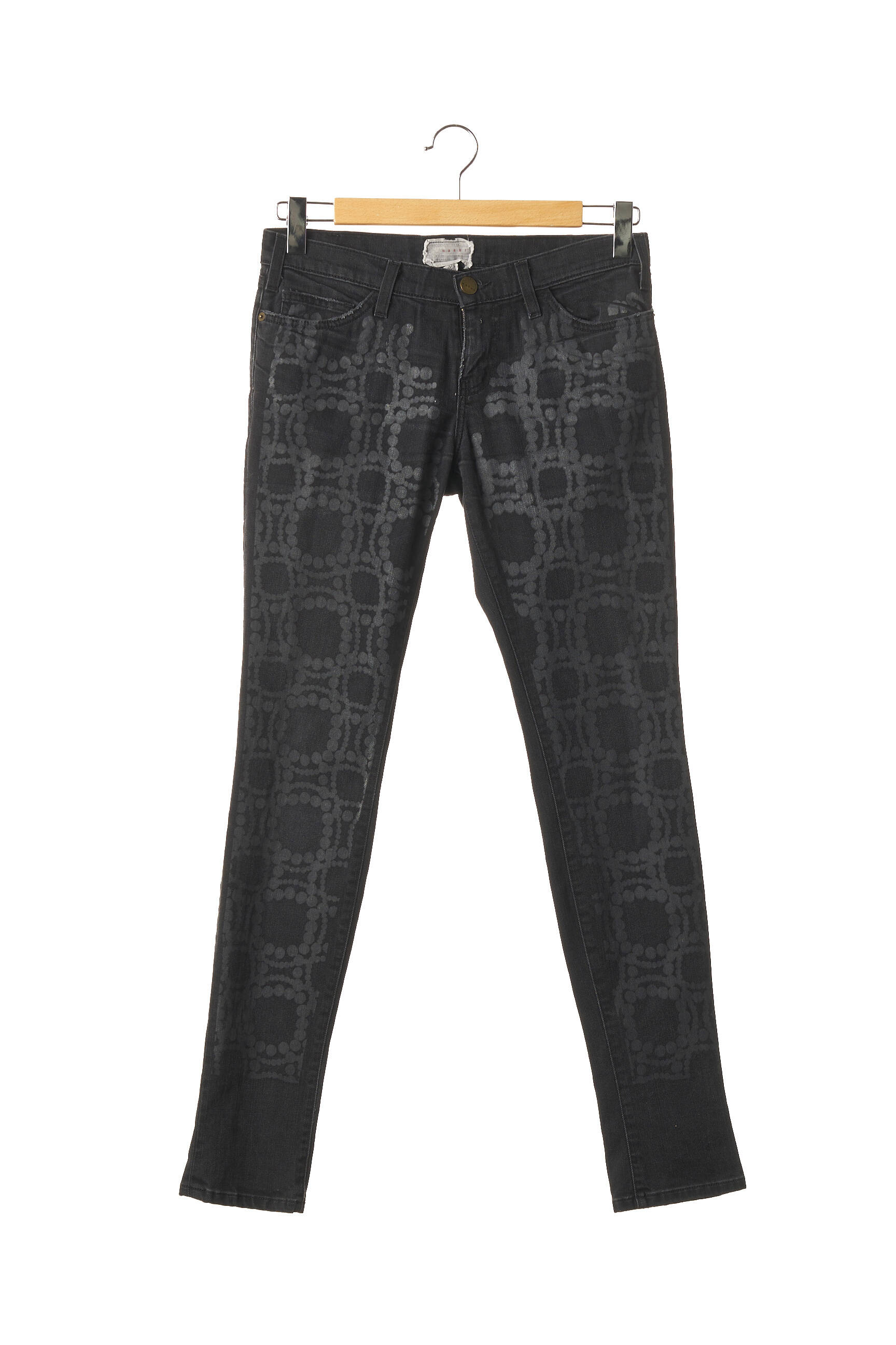 Currente Elliott Jeans Coupe Slim Femme couleur noir