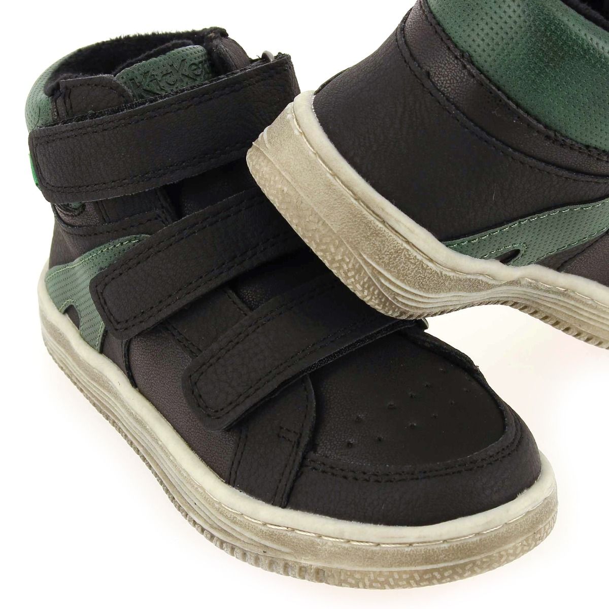 Kickers  LOHAN - Noir Vert