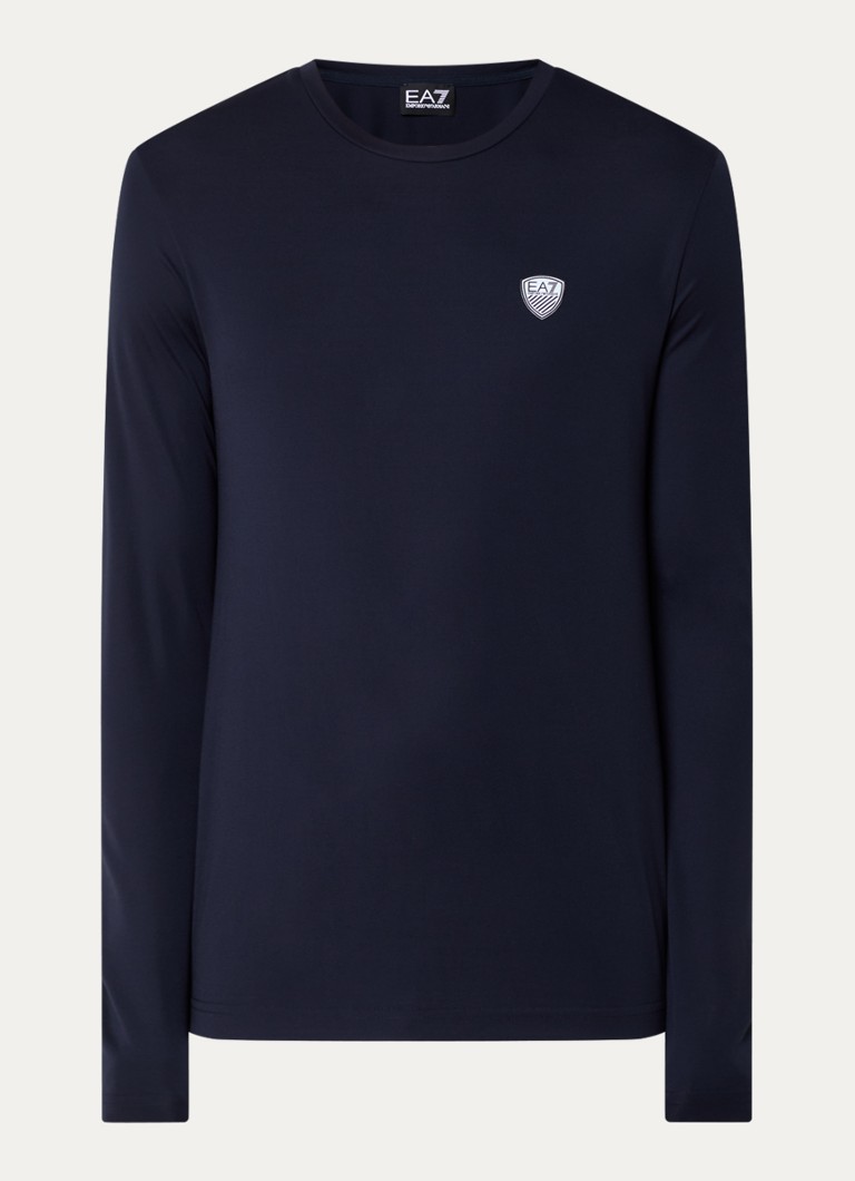 Emporio Armani  Longsleeve met logoborduring