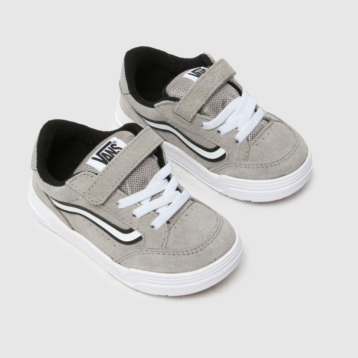 Vans szürke és fekete hylane v kisgyermek cipők