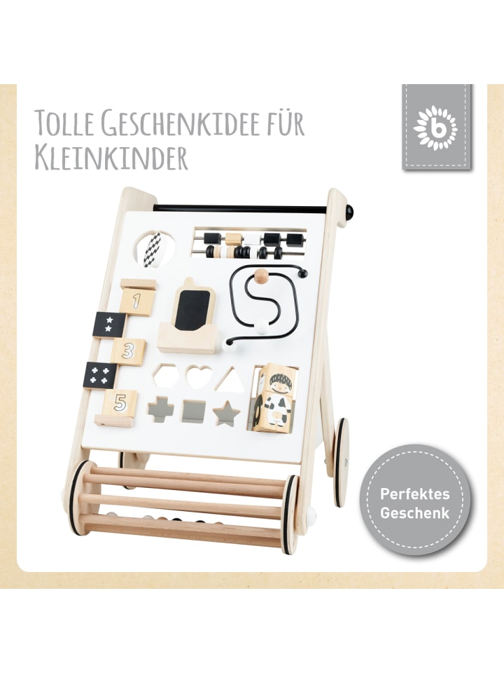 Bieco Spielwaren Lauflernwagen Holz in Weiß günstig kaufen onesize