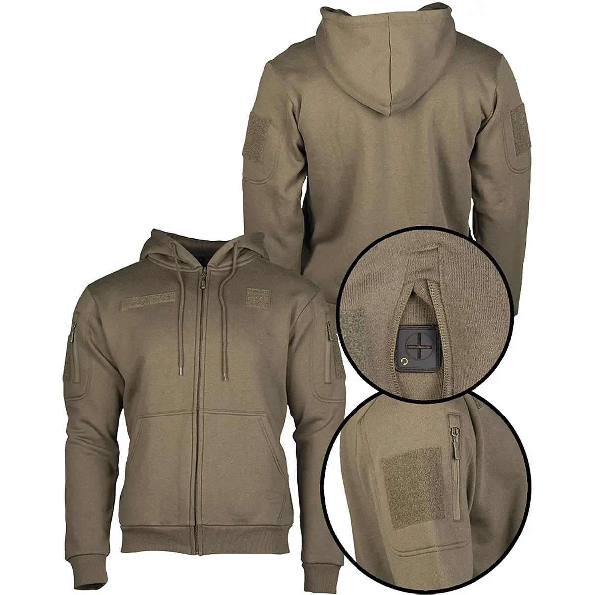 Tactical Kapuzenjacke oliv