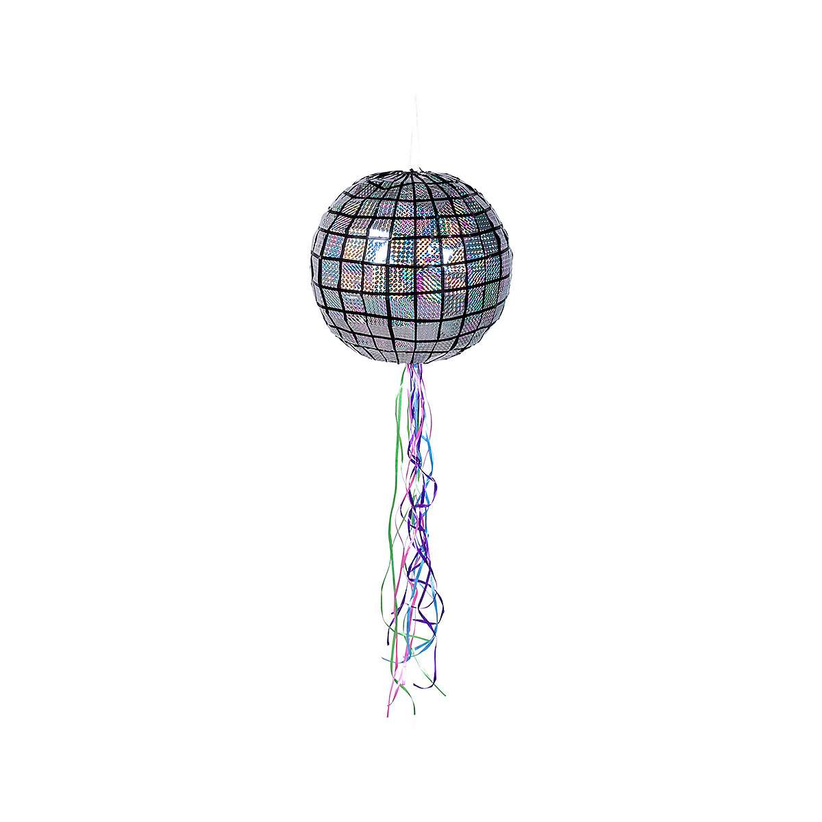 Zieh-Piñata Diskokugel (30 cm)