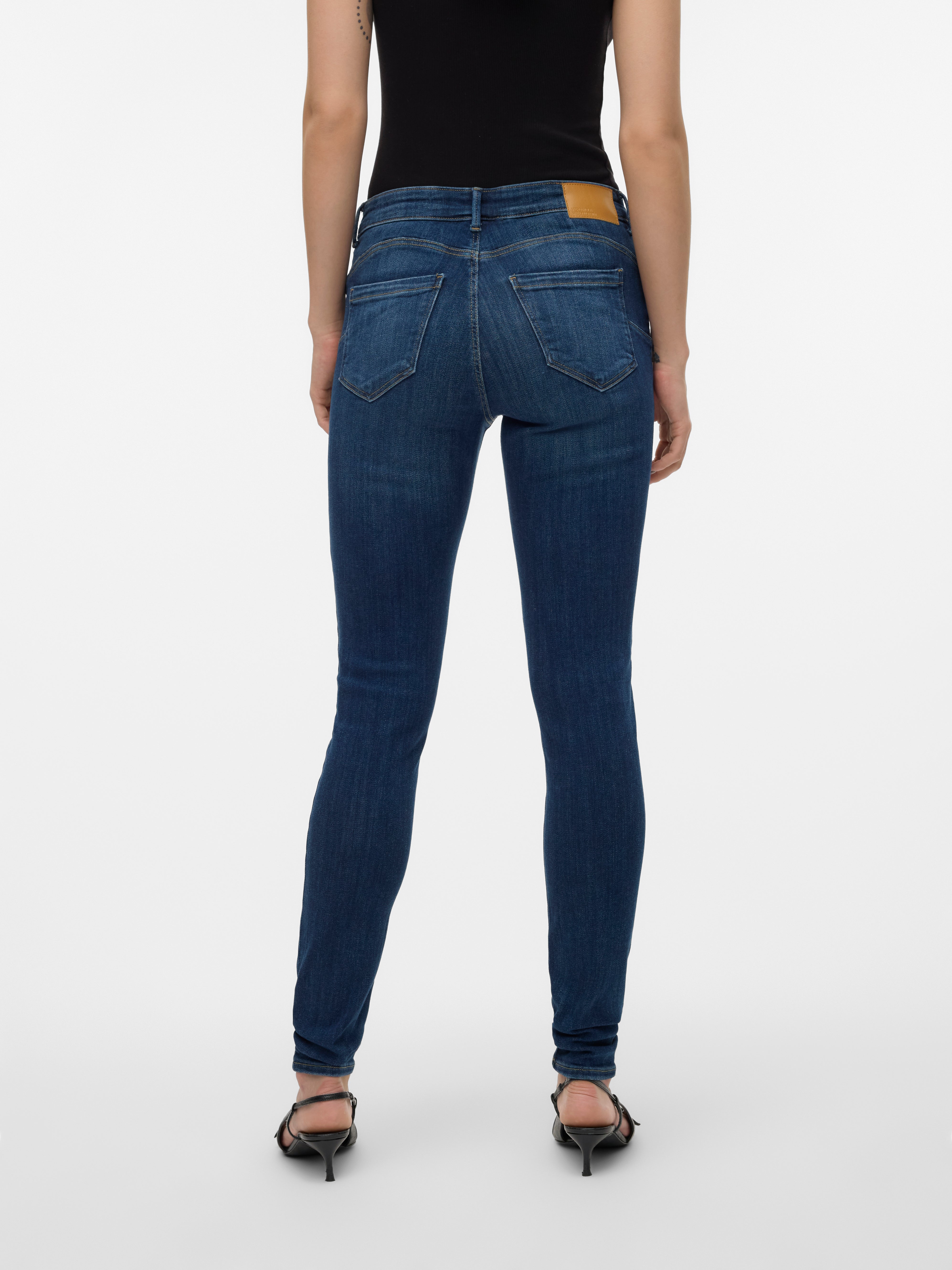 VMTANYA Mid Rise Skinny Fit Jeans