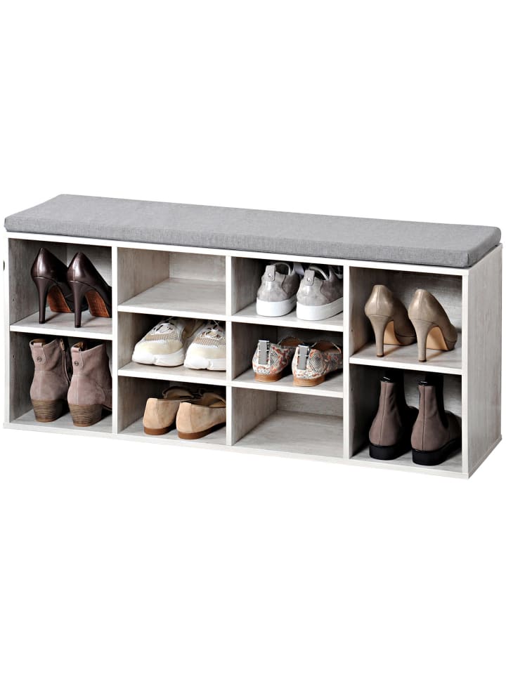 Kesper Schuhregal in grau günstig kaufen onesize