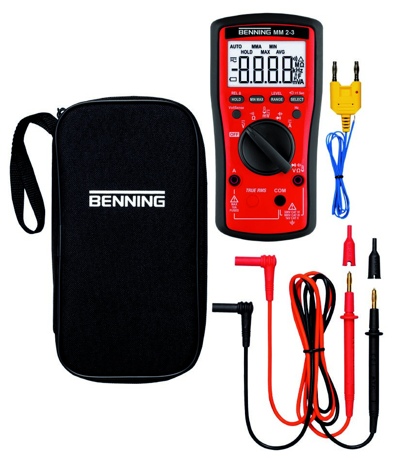 Benning 044693 MM 2-3 Digitale Multimeter TRUE RMS