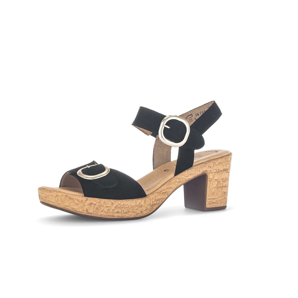 Gabor fashion Plateau Sandale schwarz