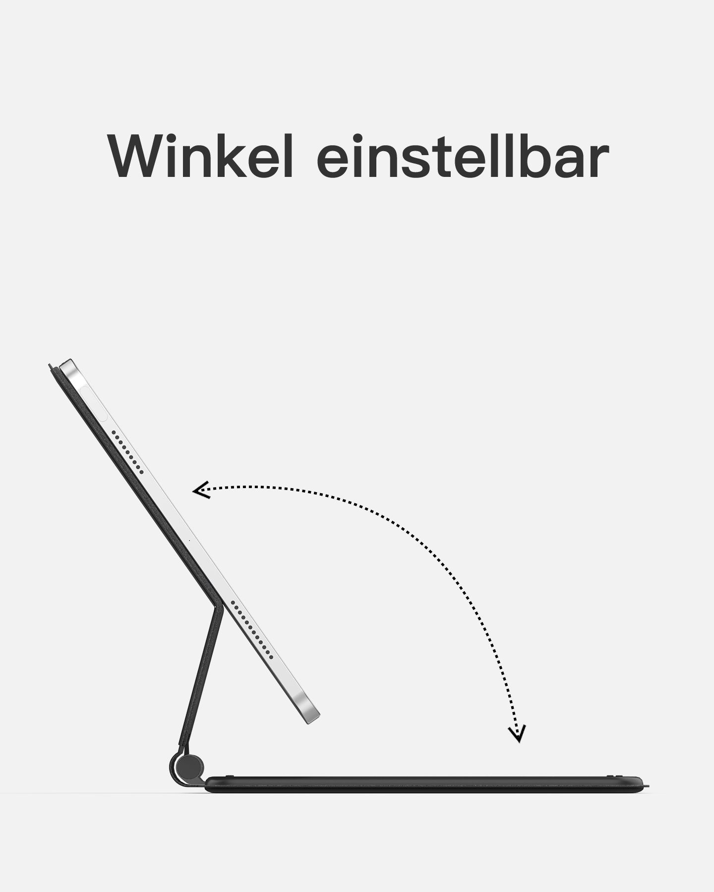 officelab für iPad Pro 12.9 Zoll 6/5/4 Gen, mit Touchpad iPad-Tastatur