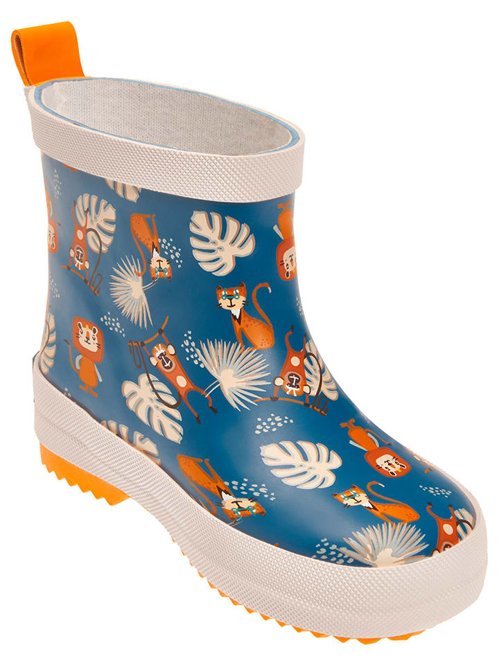Playshoes Gummistiefel in Dunkelblau/ Bunt günstig kaufen