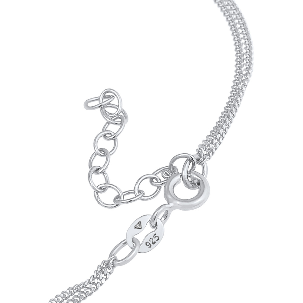 Elli Elli Bracelet Attache de la serrure Heart Love Lock pour dames, ajustable en arge Bracelet
