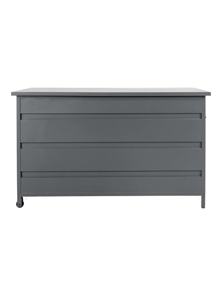 ebuy24 Kissenbox Cassis Grau 160 x 82 cm günstig kaufen onesize