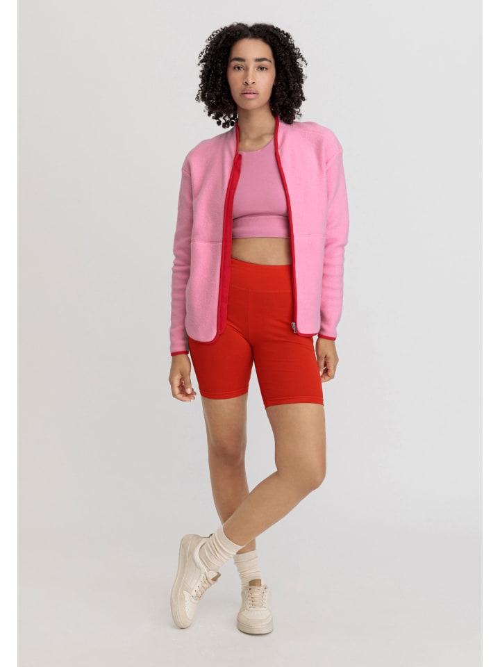 Hessnatur Fleece-Jacke in dahlie günstig kaufen S