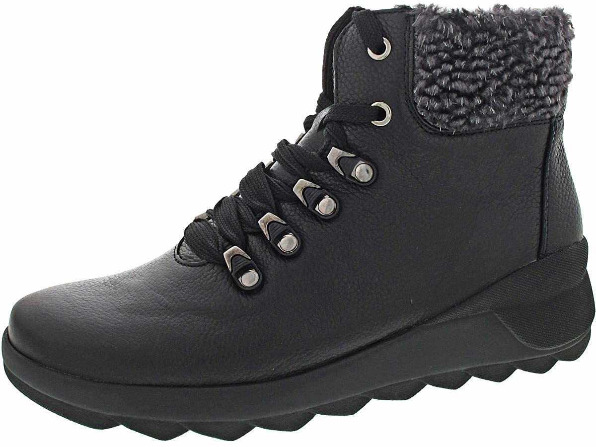WALDLÄUFER Schnür-Stiefeletten schwarz Jasmin-H