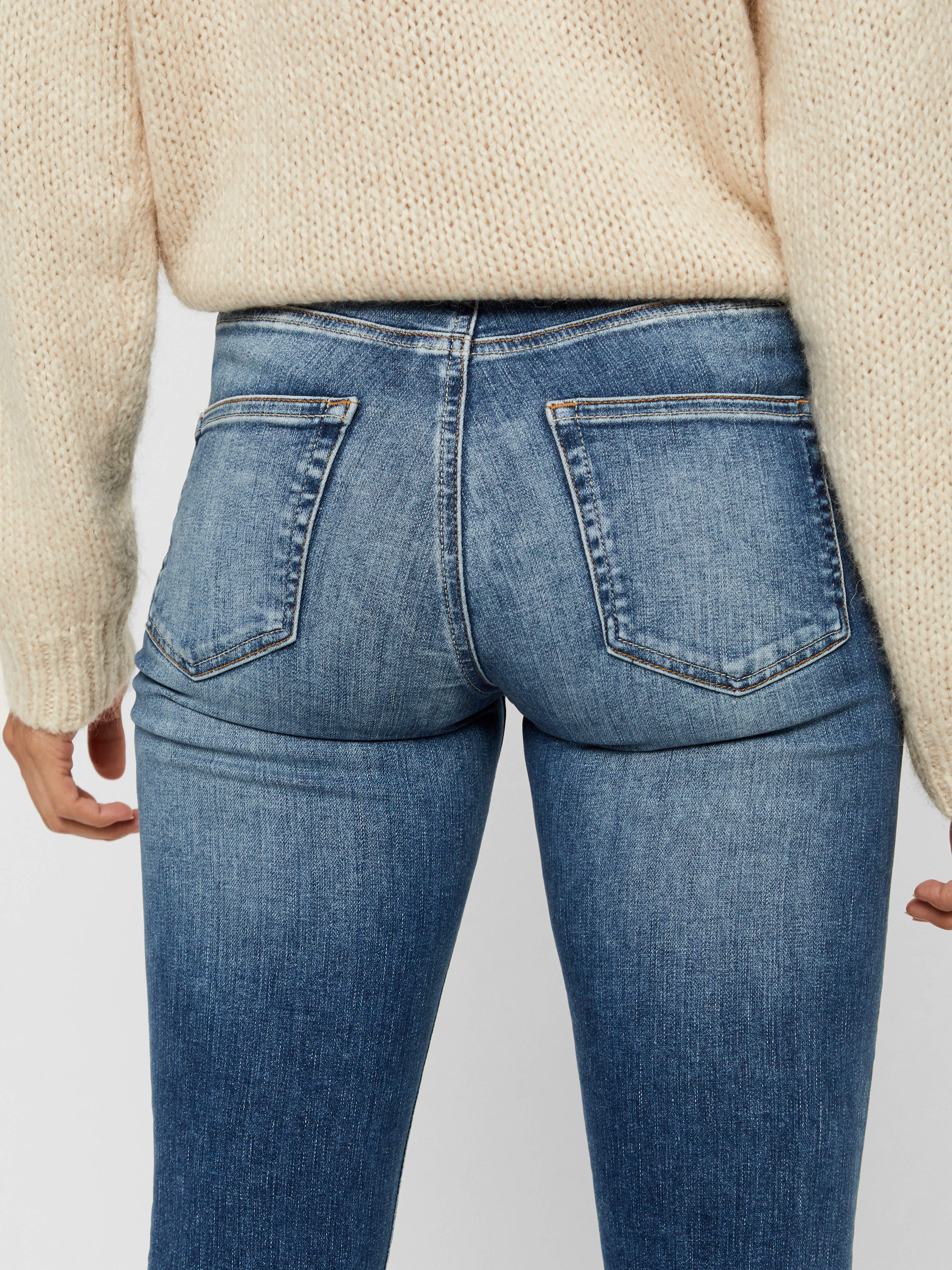 VMLUX Mid Rise Slim Fit Jeans
