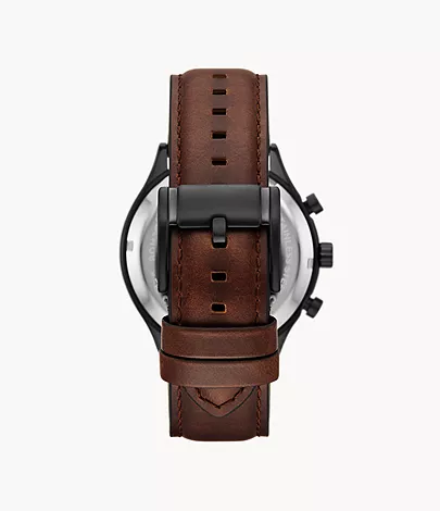 Fossil Outlet Uhr Fenmore Multifunktionswerk Leder braun