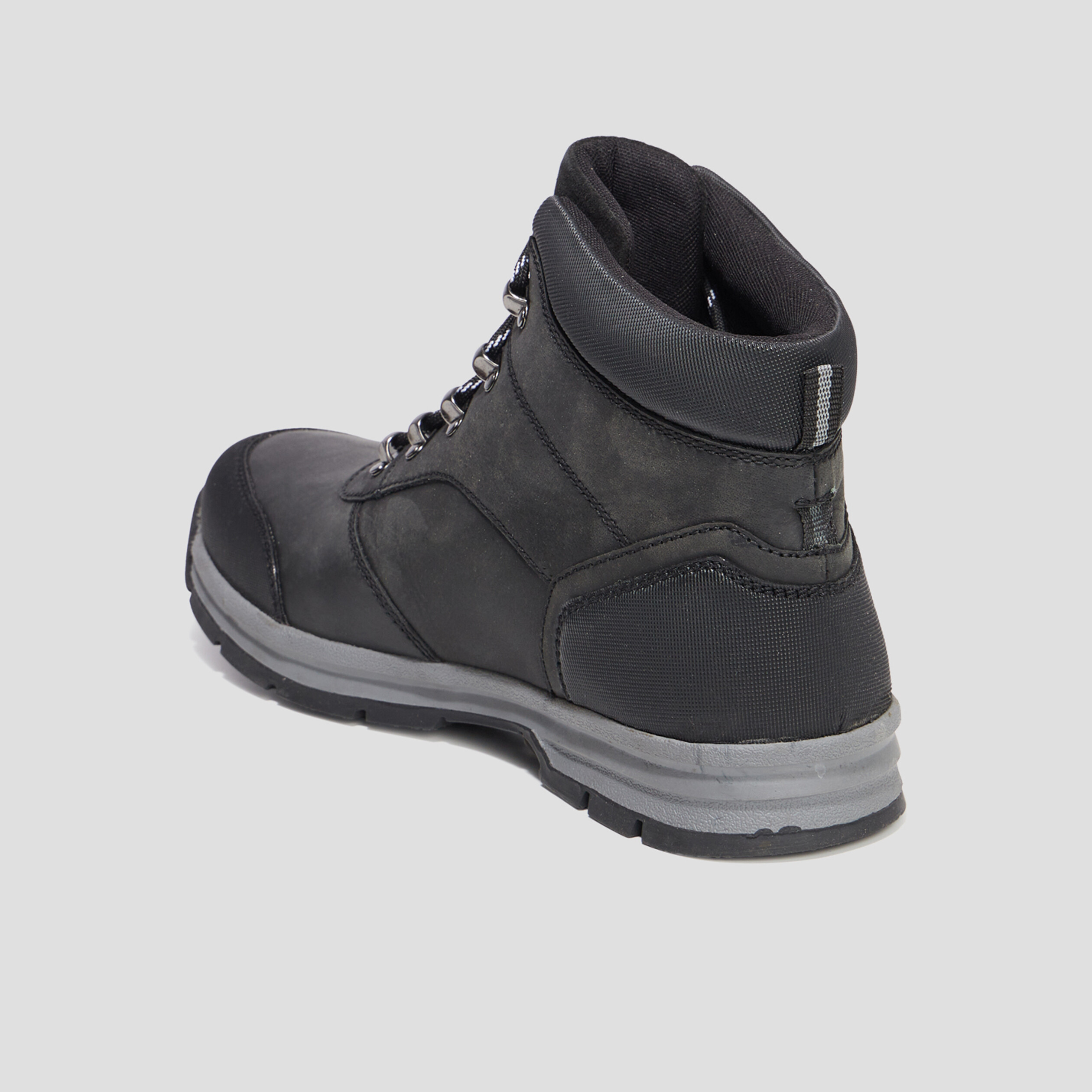 Bottines à lacets en cuir Trappeur noir homme | La Halle