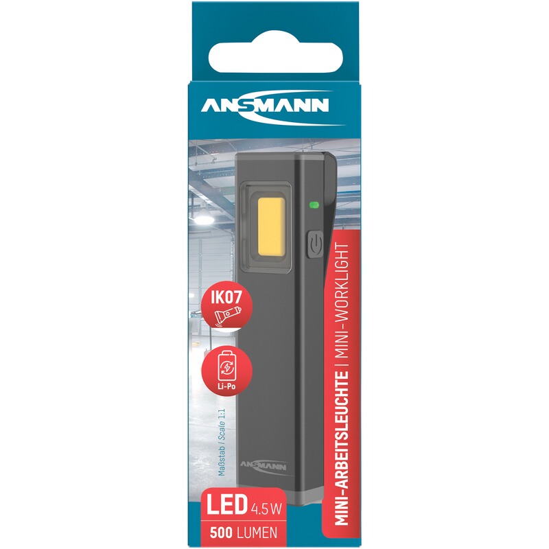 Ansmann Set - Strahler FL1100R & Mini-Booster