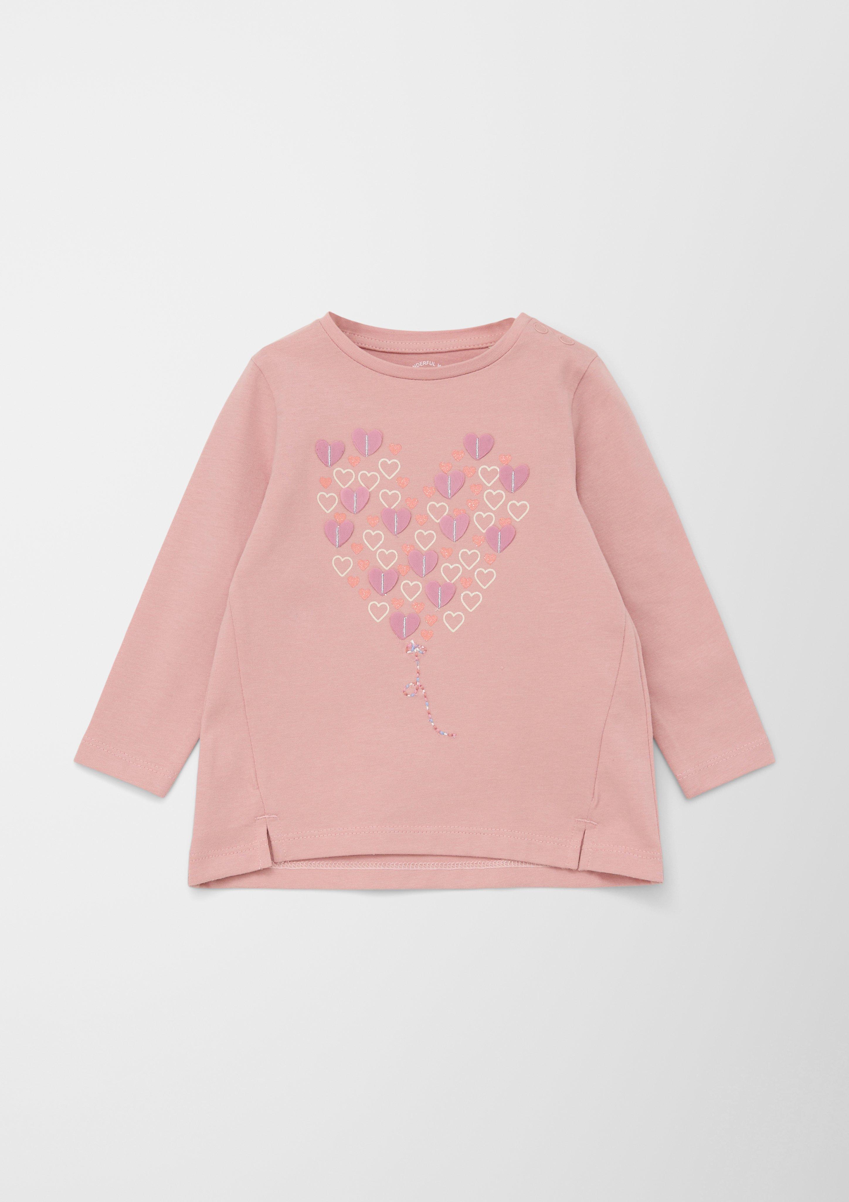 T-Shirt mit Herzmotiv  2128761-4257