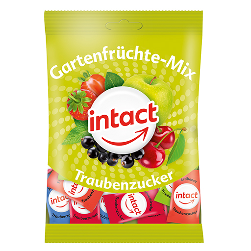 INTACT Traubenzucker Beutel Gartenfrüchte-Mix  75 g  Bonbons