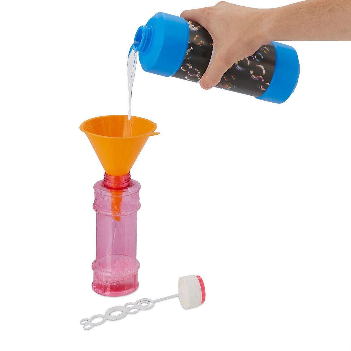 2er Set Seifenblasen Nachfüllflasche 1l