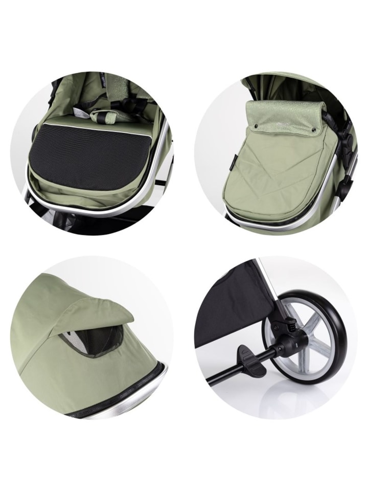 Chipolino Kombikinderwagen 2 in 1 Vista in grün günstig kaufen onesize