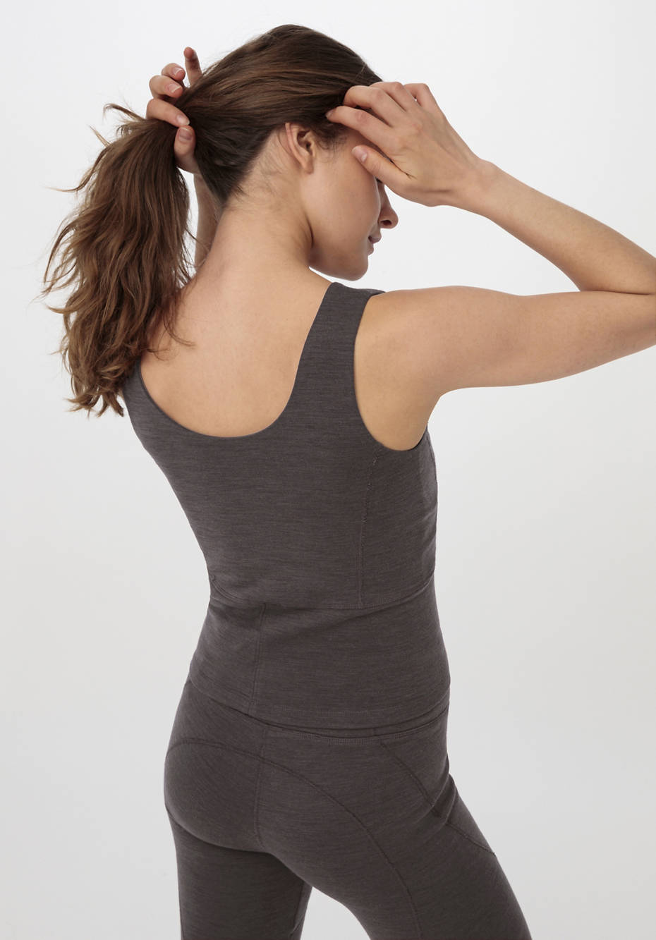 Top ACTIVE FUNCTIONAL aus Bio-Merinowolle mit Bio-Baumwolle