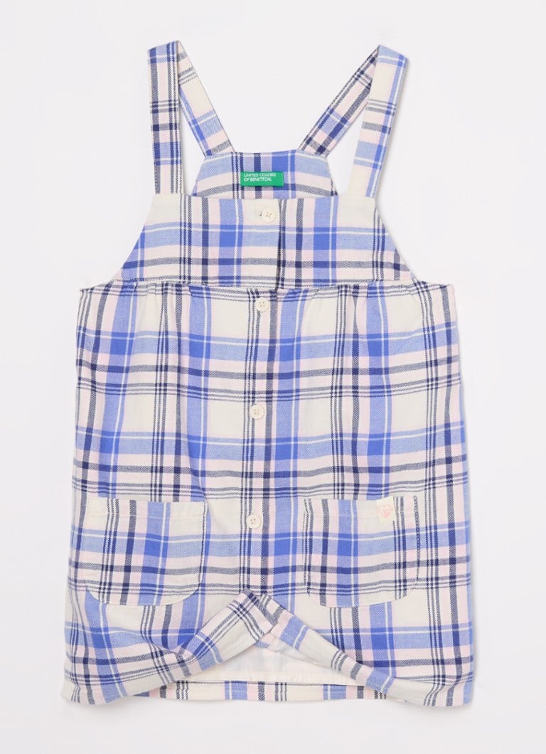 Benetton  Jurk met ruitdessin