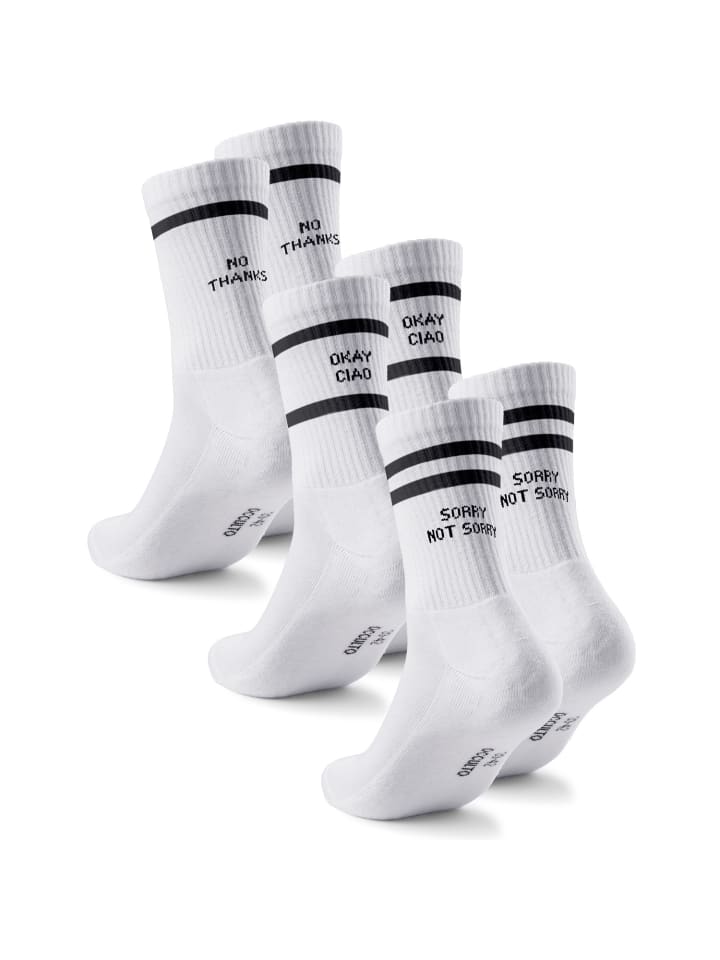 Occulto 3er Pack Statement Tennis Socken Leo in Ciao günstig kaufen