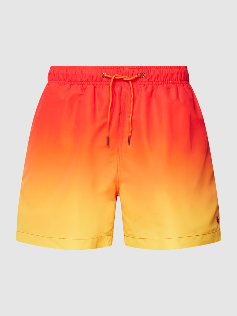 Badehose mit Farbverlauf in rot