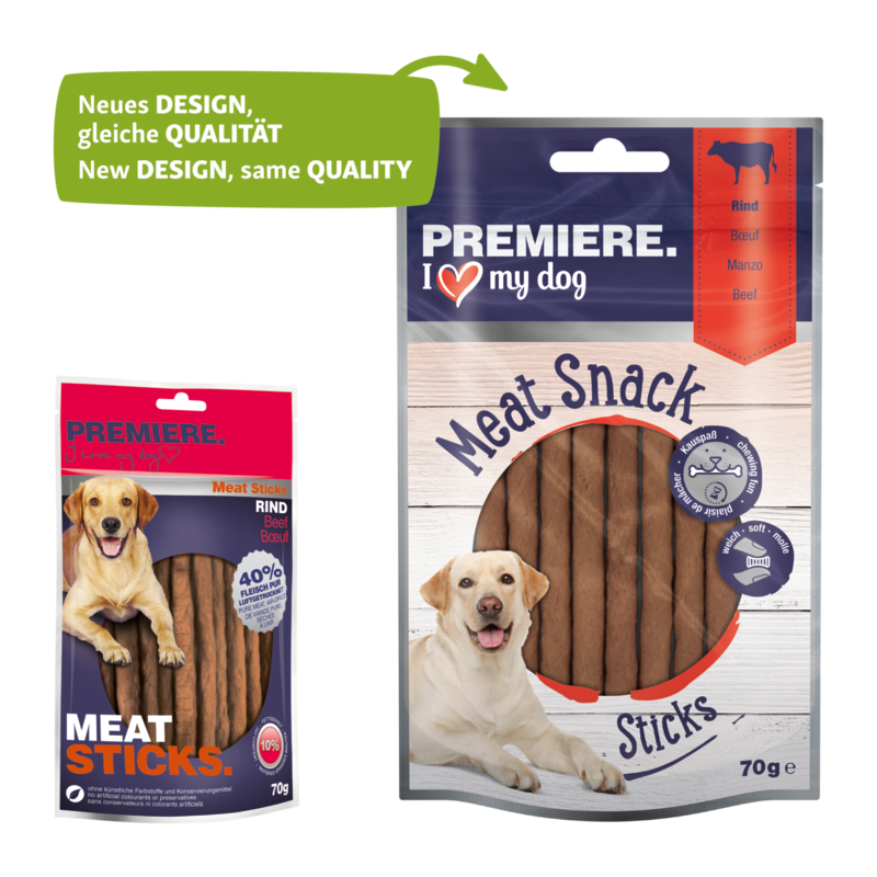 PREMIERE Snacks PREMIERE Meat Sticks 6x70g Rind