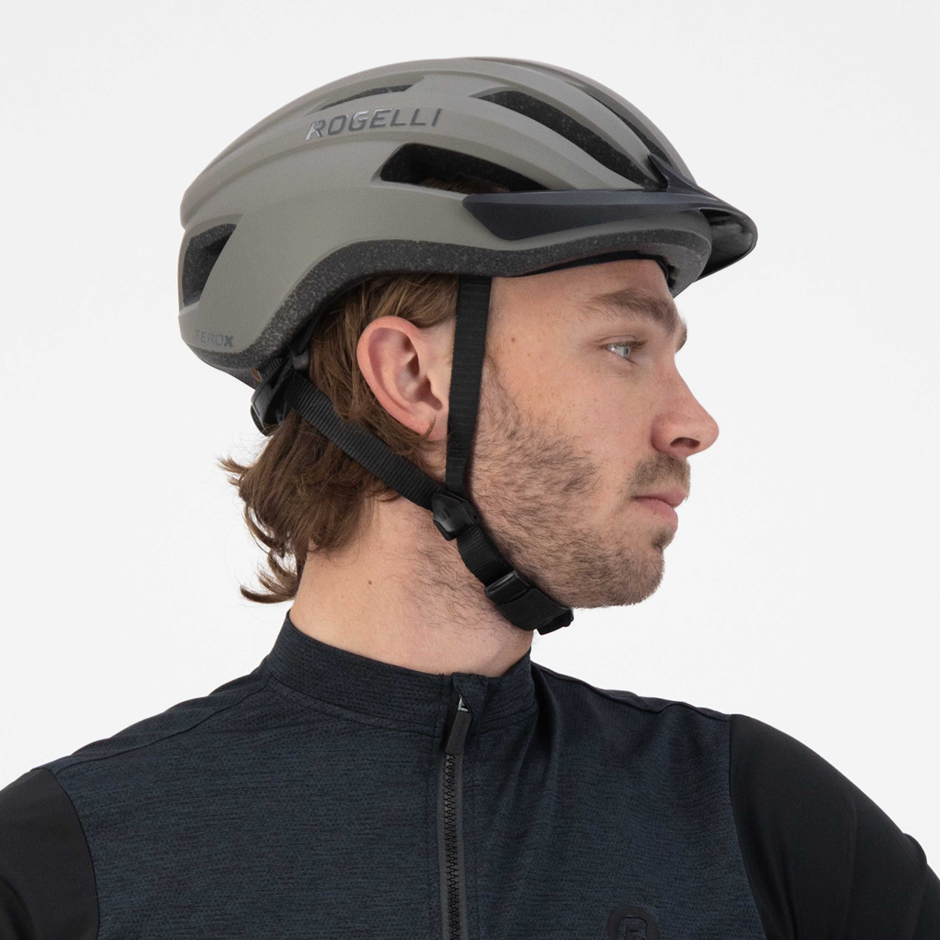 Rogelli Ferox II Taupe Fahrradhelm