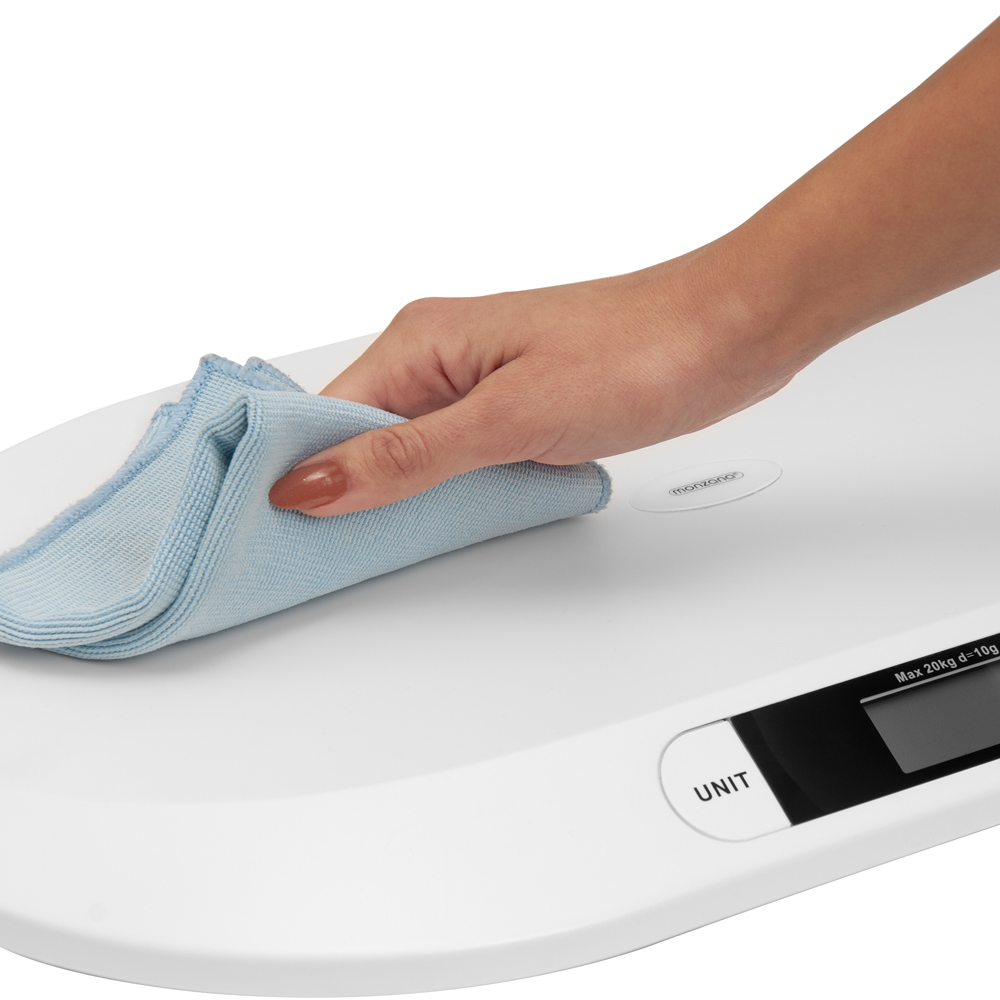 DEUBA Babywaage 20kg 55 x 32 x 4cm weiß