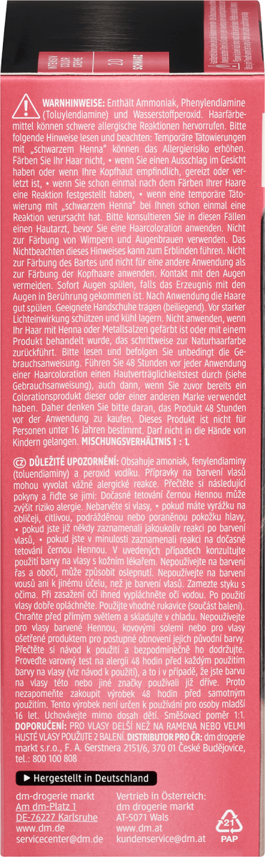 Haarfarbe 2.0 Schwarz, 1 St