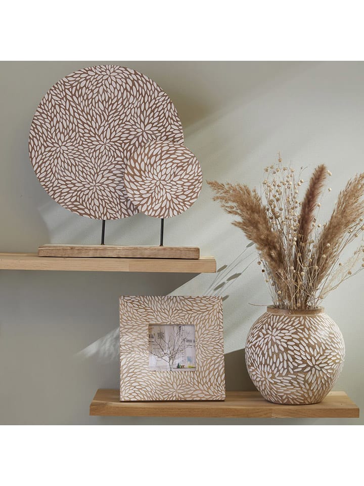 Today Dekoaufsteller ''Mango Wood'' in Beige/ Weiß - (L)30,5 x (B)40 cm günstig kaufen onesize