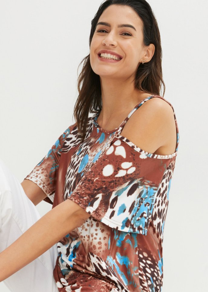 Longshirt mit Zipfel