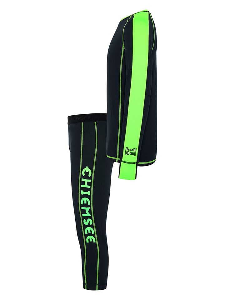 Chiemsee 2tlg. Sportwäsche-Set in Schwarz/ Grün günstig kaufen